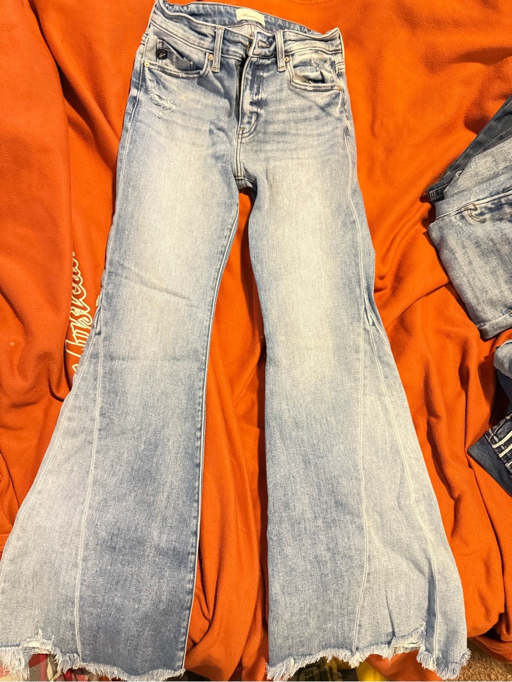 Kancan Light Wash Women's Flared Jeans - Unbranded